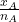 \frac{x_A}{n_A}