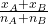 \frac{x_A+x_B}{n_A+n_B}