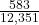 \frac{583}{12,351}