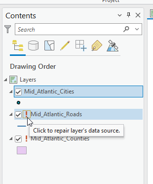 Image showing how to repair a broken data link.