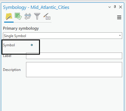 Image showing a screenshot of selecting single symbol symbology.