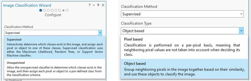 Screenshot of the Image Classification Wizard.