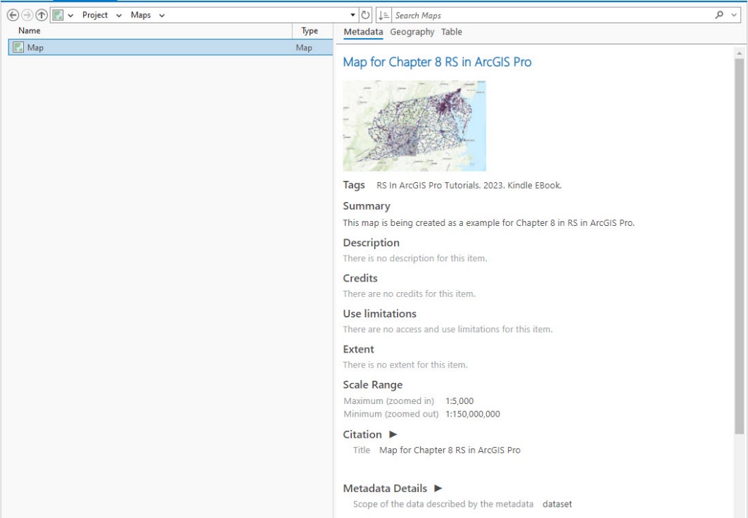 Image showing a screenshot of creating metadata.