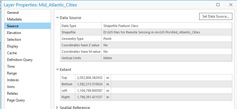 Image showing a screenshot of layer properties: source.