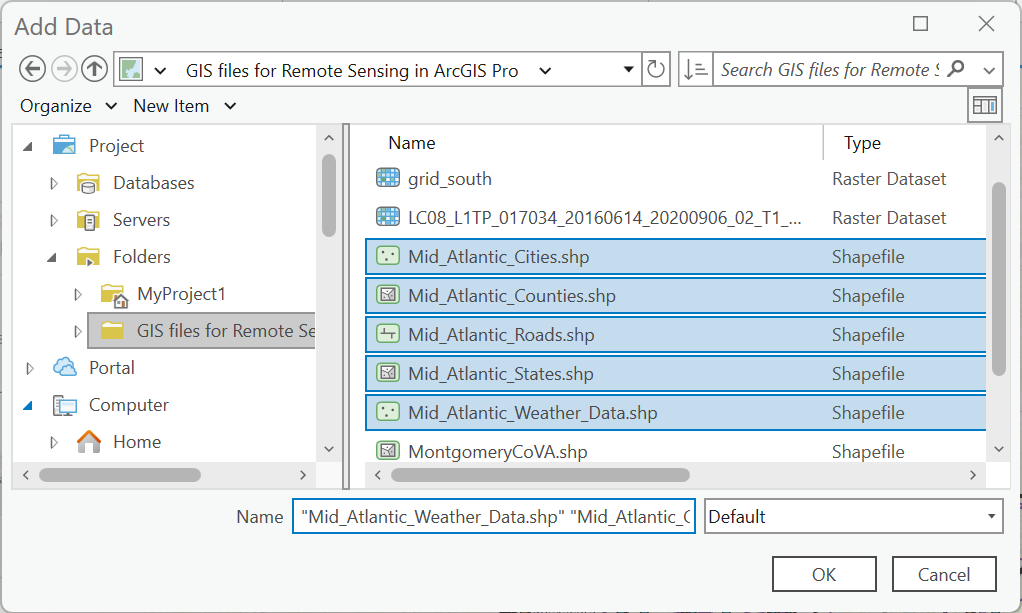 Image showing a screenshot of selecting files.