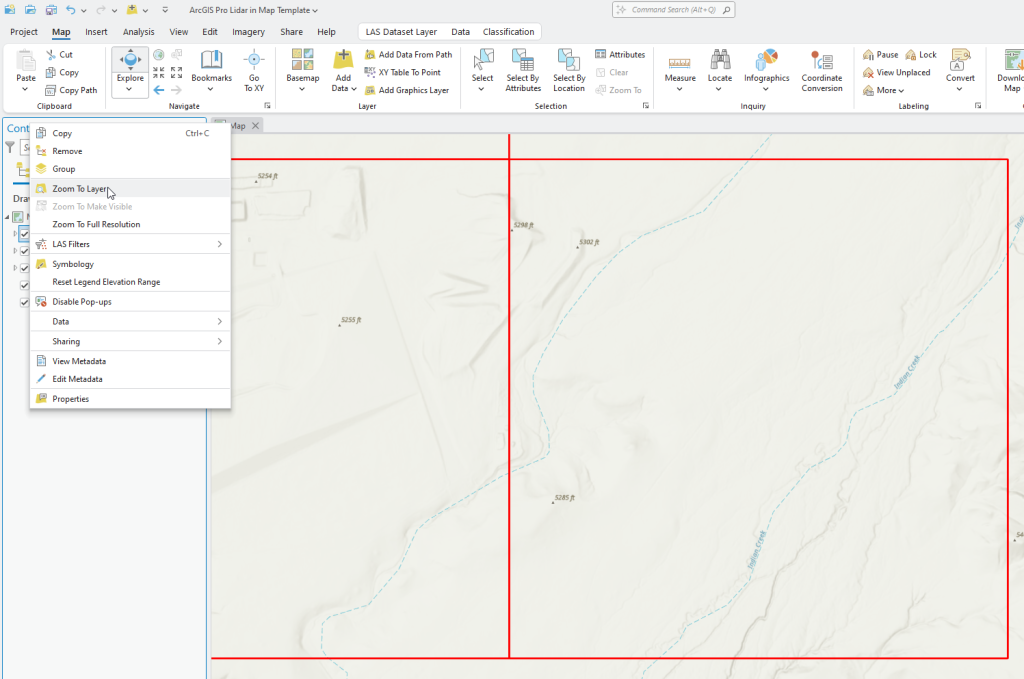 Figure 10.10 Zoom to Layer