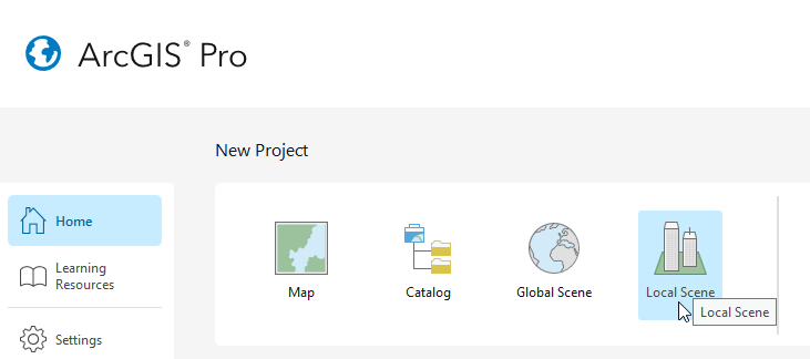 Figure 10.21 Creating a New Local Scene