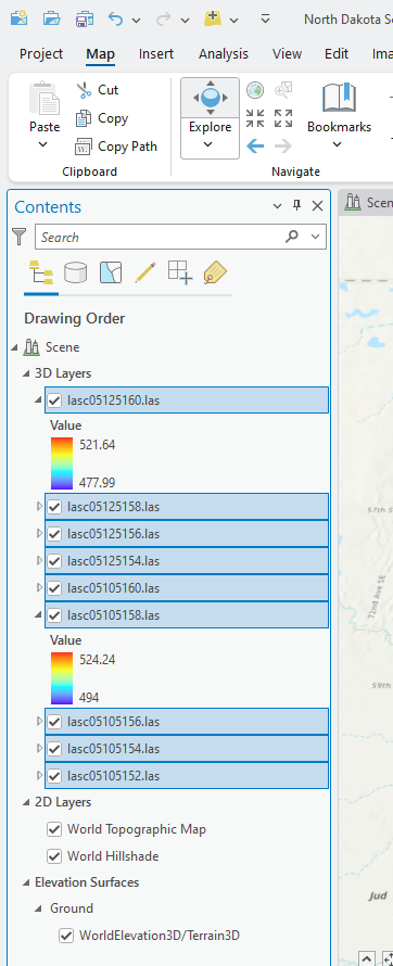 Figure 10.25 Symbology displayed in Contents