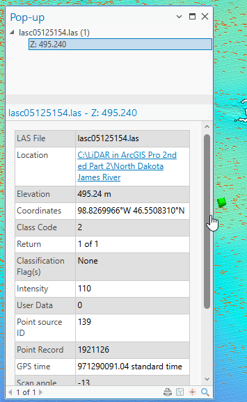 Figure 10.28 A Pop-up in a Local Scene