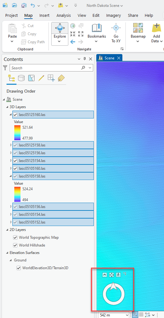 Figure 10.30 Navigator in a Local Scene