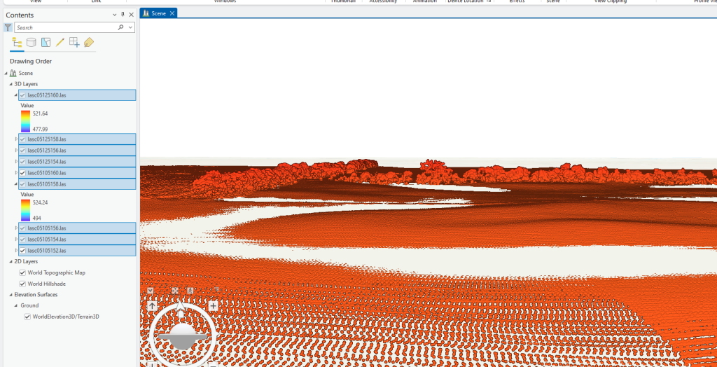 Figure 10.41 A horizontal view