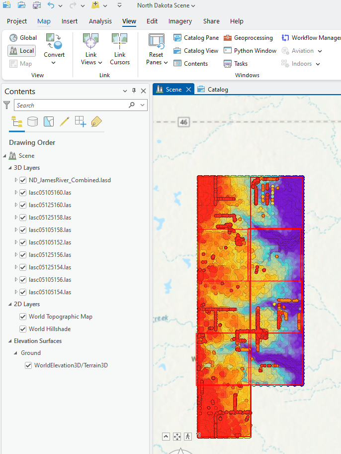 Figure 13.24 All North Dakota Files in Scene