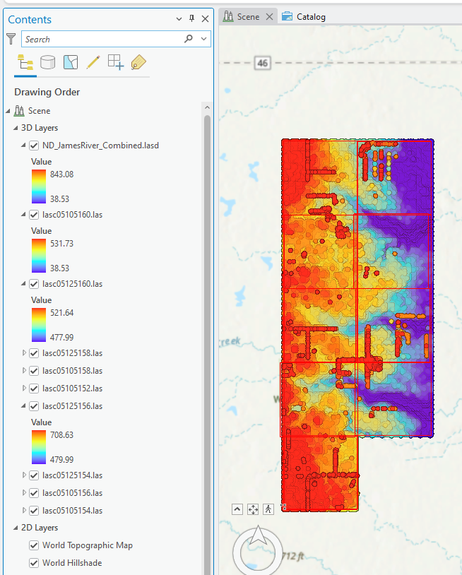 Figure 13.25 Contents Showing Single Files and the Combined File