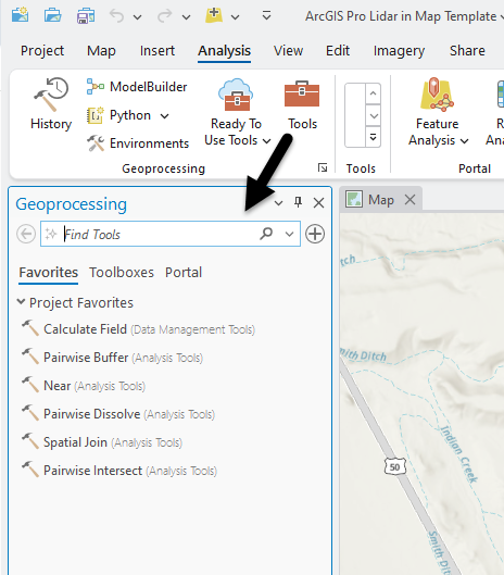 Figure 13.30 Geoprocessing Tools