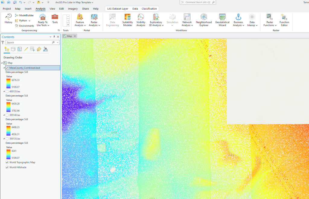 Figure 13.37 Combined Dataset in Map Viewer