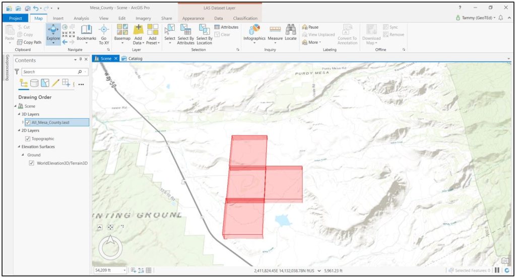The .lasd with the additional tile