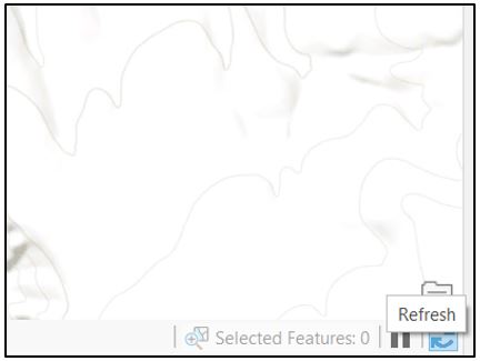 The location of the refresh button