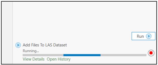 status/progress bar running at the bottom