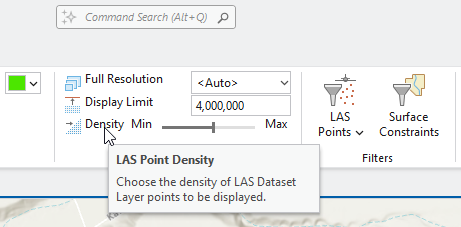 Figure 15.16 LAS Point Density