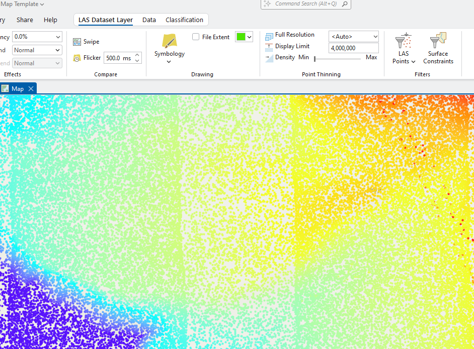 Figure 15.17 LAS Point Density Minimum
