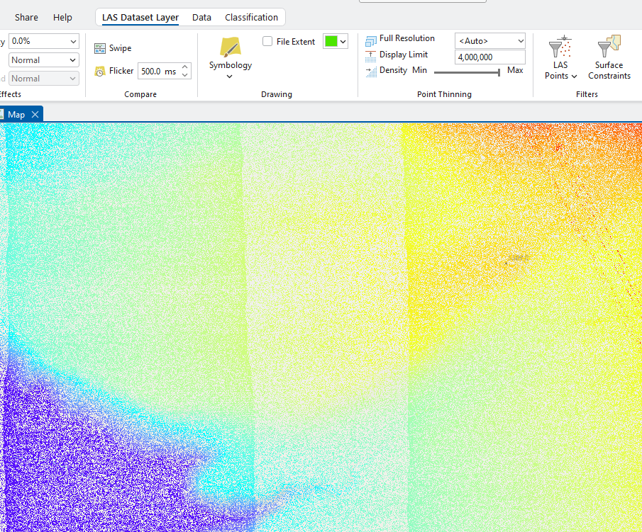 Figure 15.18 LAS Point Density Maximum
