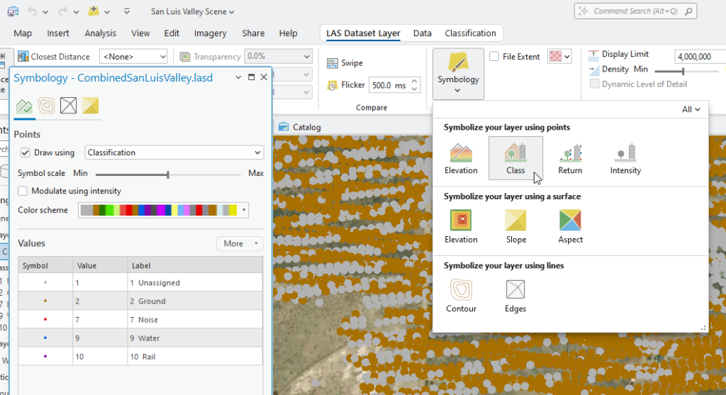 Figure 16.24 Symbology Class Short Cut Button