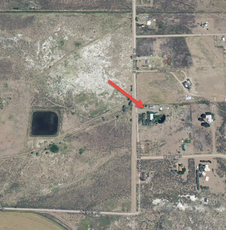Figure 16.9 The Same Small House in Google Earth