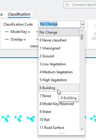 Figure 19.13 Classifying as Building