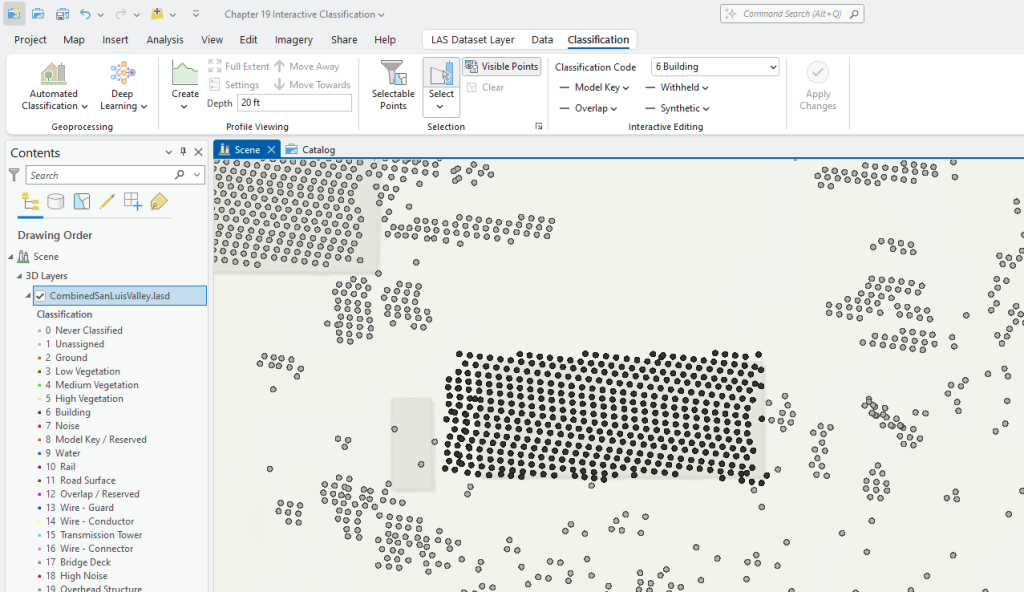 Figure 19.20 All Roof Points are now Building