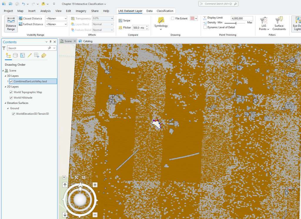 Figure 19.3 Points Displayed by Classification