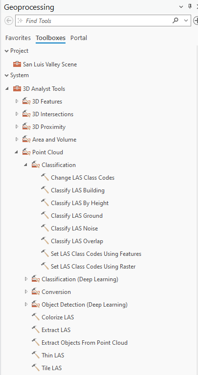 Figure 20.1 Geoprocessing Tools