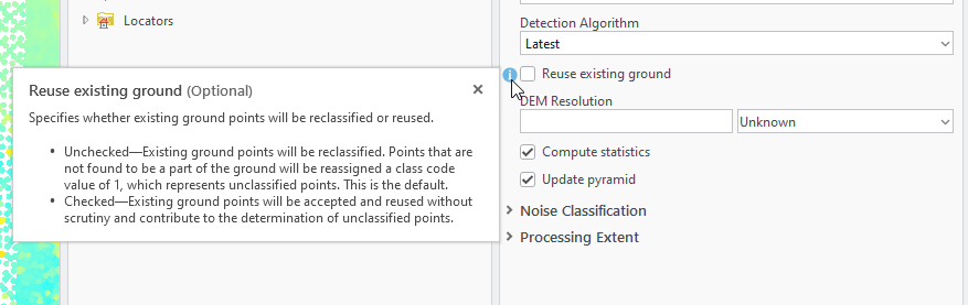 Figure 20.13 Reuse Existing Ground Points