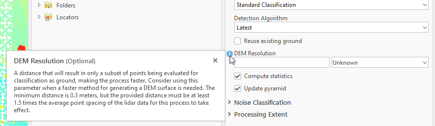 Figure 20.14 DEM Resolution