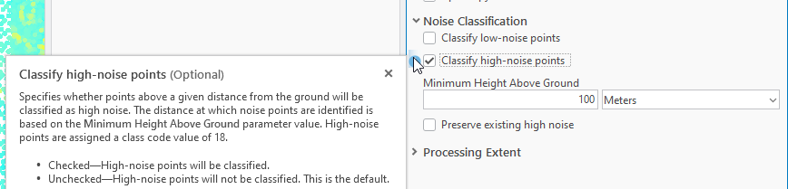 Figure 20.16 High Noise Classification