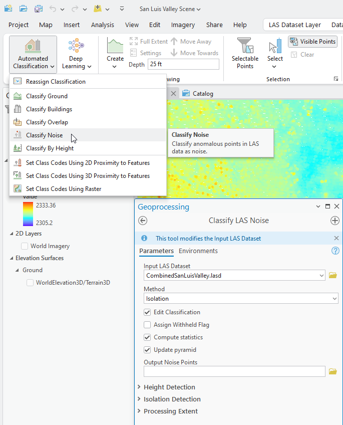 Figure 20.22 Classify Noise