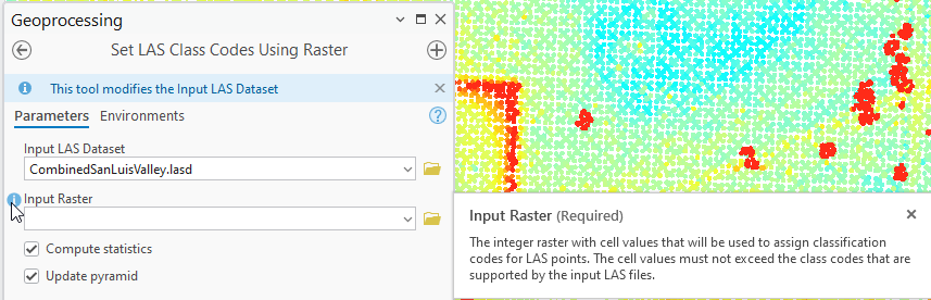 Figure 20.41 Input Raster Requirements