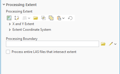 Figure 20.5 Processing Extent