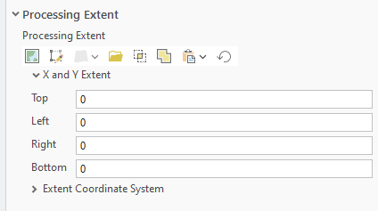 Figure 20.8 X and Y Event Processing Extent