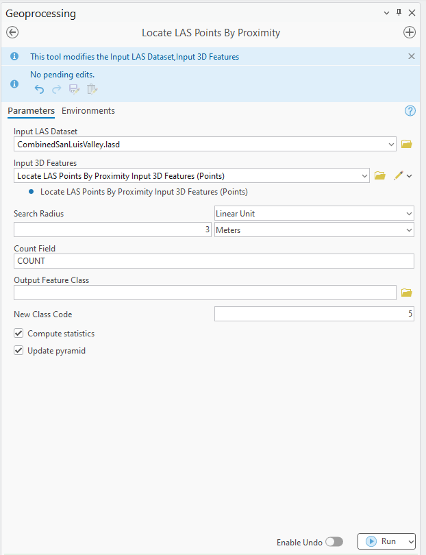 Figure 21.30 Tool Populated with Settings