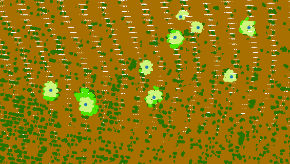 Figure 21.33 Zoomed in on Trees still Needing Reclassification