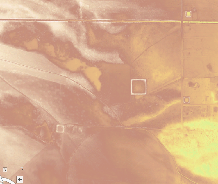 Figure 22.12 1 Meter DEM Zoomed into the Same Location