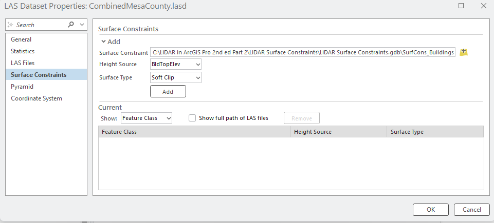 Figure 23.16 Completed Surface Constraints Tab