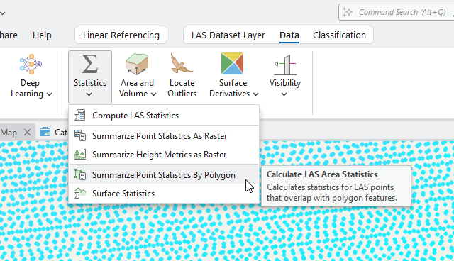 Figure 23.24 Summarize Point Statistics by Polygon