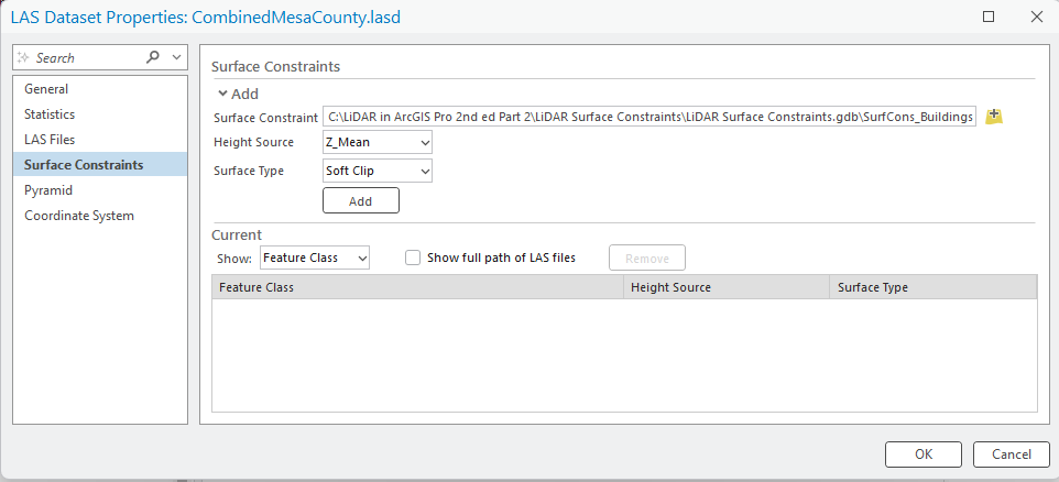 Figure 23.28 Choosing Z_Mean as the New Height Source