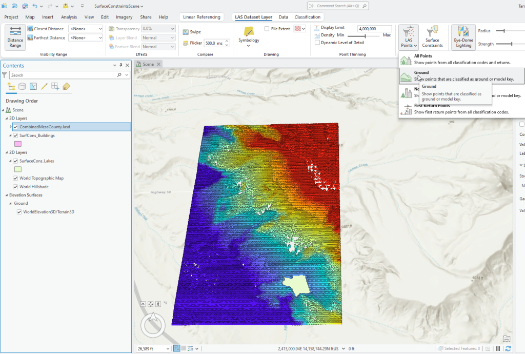 Figure 24.1 New Scene for Mesa County