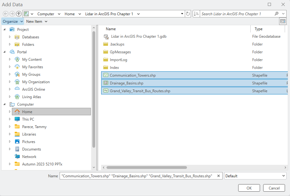 Figure 3.8. Add Data in ArcGIS Pro