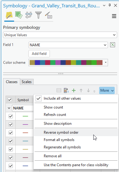 Figure 5.9. Formatting a line symbol