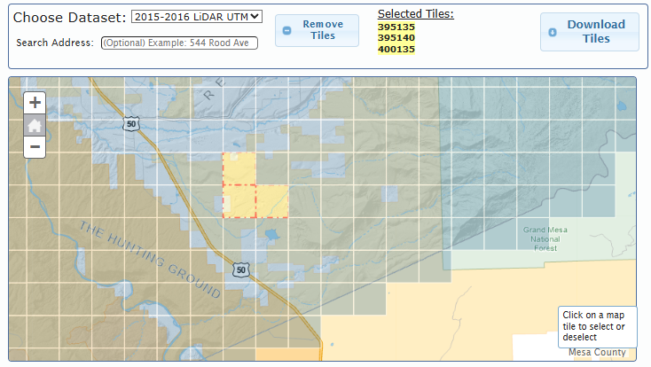 Figure 7.8. Tiles to select from the Viewer