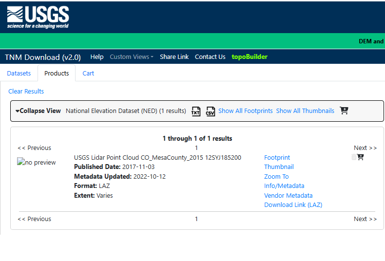 Figure 8.8 Results for Mesa County, Colorado