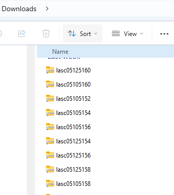 Figure 9.22. North Dakota zipped LiDAR files